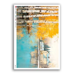 VIEWS-0205. Papel de Arroz paisajes para decoupage.