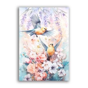 GF-ANIMALS-081. Papel de arroz de gran tamaño