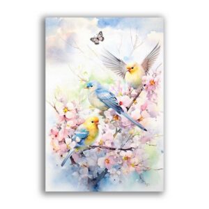 GF-ANIMALS-084. Papel de arroz de gran tamaño