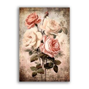 GF-FLORES-074. Papel de arroz de gran tamaño