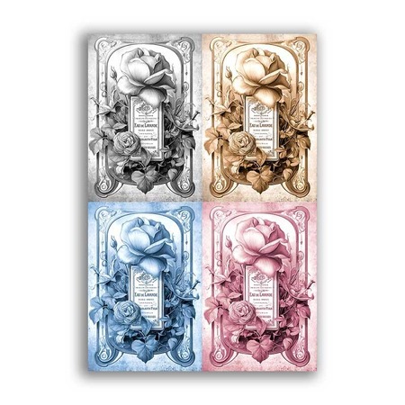 GF-FLORES-079. Papel de arroz de gran tamaño