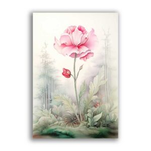 GF-FLORES-085. Papel de arroz de gran tamaño