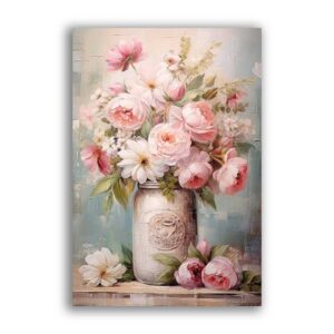 GF-FLORES-087. Papel de arroz de gran tamaño
