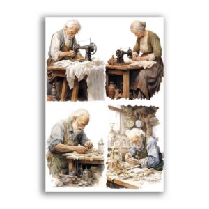 GF-JOBS-001. Papel de arroz de gran tamaño