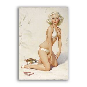 GF-PIN-UP-022. Papel de arroz de gran tamaño