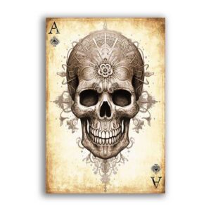 GF-CALAVERAS-035. Papel de arroz de gran tamaño
