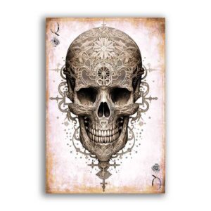 GF-CALAVERAS-037. Papel de arroz de gran tamaño