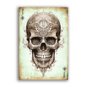 GF-CALAVERAS-038. Papel de arroz de gran tamaño