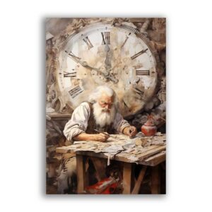 GF-RELOJES-028. Papel de arroz de gran tamaño