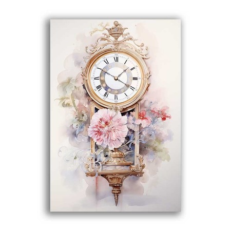 GF-RELOJES-034. Papel de arroz de gran tamaño