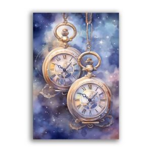 GF-RELOJES-038. Papel de arroz de gran tamaño