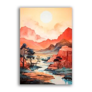 GF-PAISAJES-052. Papel de arroz de gran tamaño