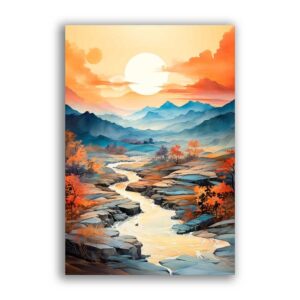GF-PAISAJES-053. Papel de arroz de gran tamaño