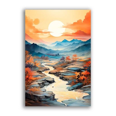 GF-PAISAJES-053. Papel de arroz de gran tamaño
