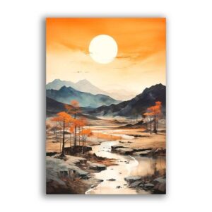 GF-PAISAJES-054. Papel de arroz de gran tamaño