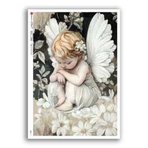 BABY-0111. Papel de Arroz niños para decoupage
