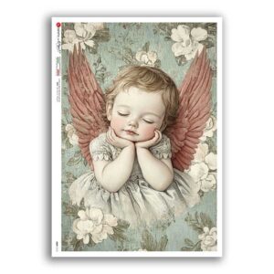 BABY-0112. Papel de Arroz niños para decoupage