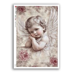 BABY-0113. Papel de Arroz niños para decoupage