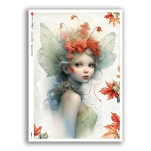 FAIRIES-0112. Papel de Arroz hadas para decoupage.