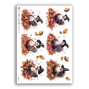 HOLIDAY-0159. Papel de Arroz festividad para decoupage.