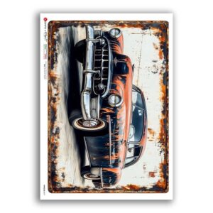 VEHICLES-0077. Papel de Arroz vehículos para decoupage.