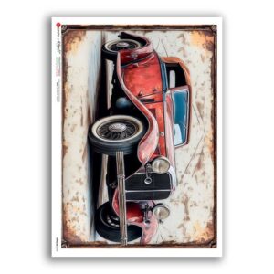 VEHICLES-0078. Papel de Arroz vehículos para decoupage.
