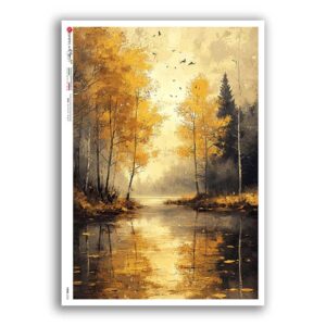 VIEWS-0230. Papel de Arroz paisajes para decoupage.