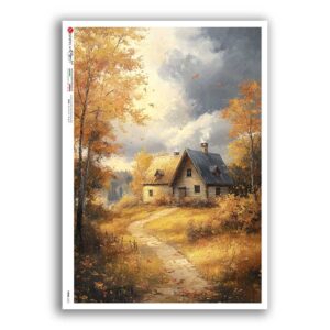 VIEWS-0231. Papel de Arroz paisajes para decoupage.