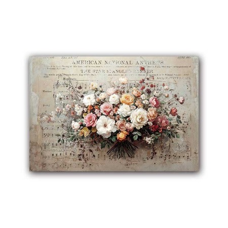 GF-FLORES-101. Papel de arroz de gran tamaño