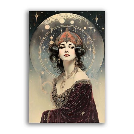 GF-ART NOUVEAU-049. Papel de arroz de gran tamaño