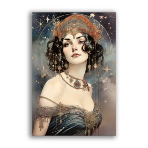GF-ART NOUVEAU-050. Papel de arroz de gran tamaño