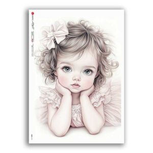 BABY-0119. Papel de Arroz niños para decoupage
