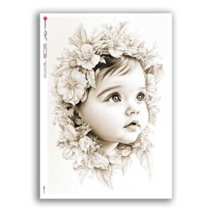 BABY-0121. Papel de Arroz niños para decoupage
