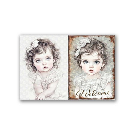 GF-BABY-029. Papel de arroz de gran tamaño
