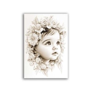 GF-BABY-032. Papel de arroz de gran tamaño