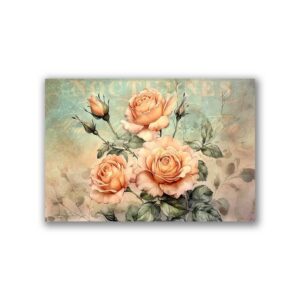 GF-FLORES-106. Papel de arroz de gran tamaño