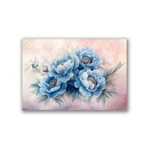 GF-FLORES-107. Papel de arroz de gran tamaño