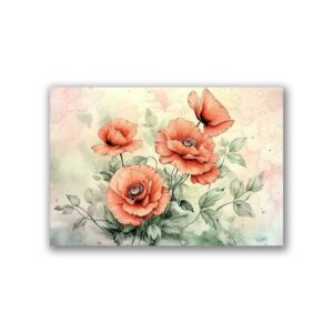 GF-FLORES-108. Papel de arroz de gran tamaño