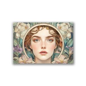 GF-ART NOUVEAU-053. Papel de arroz de gran tamaño