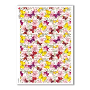 FLOWERS-0205. Papel de Arroz flores para decoupage.