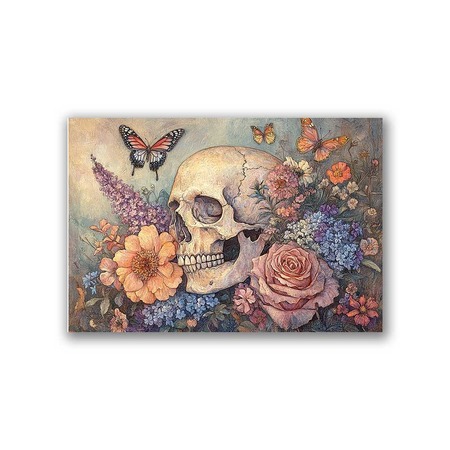 GF-CALAVERAS-041. Papel de arroz de gran tamaño