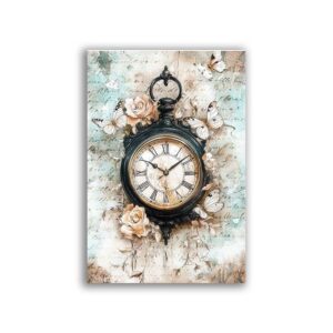 GF-RELOJES-046. Papel de arroz de gran tamaño