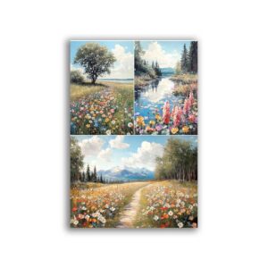 GF-PAISAJES-068. Papel de arroz de gran tamaño