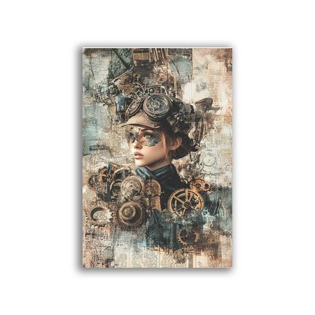 GF-STEAMPUNK-004. Papel de arroz de gran tamaño