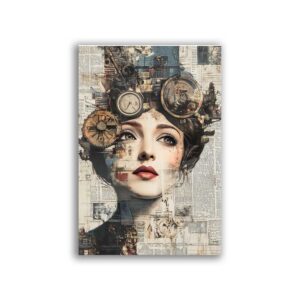 GF-STEAMPUNK-007. Papel de arroz de gran tamaño