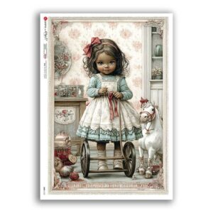 BABY-0122. Papel de Arroz niños para decoupage