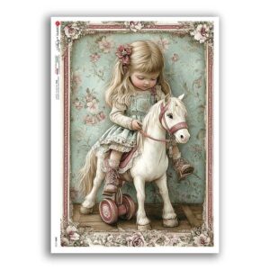 BABY-0123. Papel de Arroz niños para decoupage