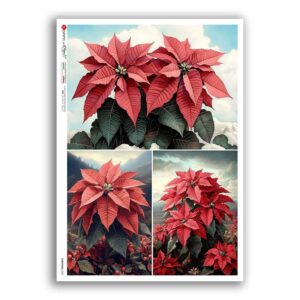 CHRISTMAS-0388. Papel de Arroz victoriano Navidad para decoupage.