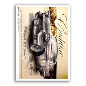 VEHICLES-0089. Papel de Arroz vehículos para decoupage.