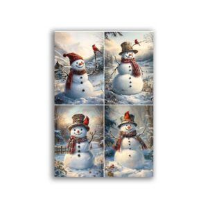 GF-NAVIDAD-029. Papel de arroz de gran tamaño